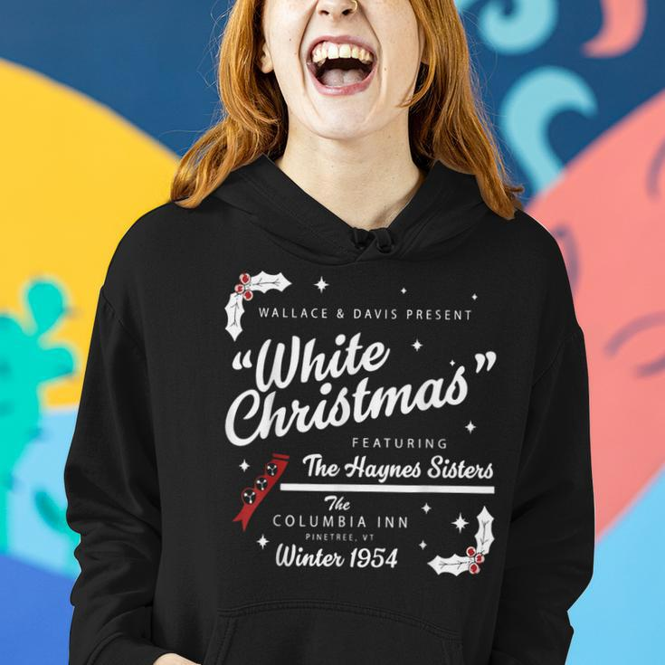 White Christmas Movie 1954 Xmas Song Haynes Sisters Xmas Women Hoodie Gifts for Her