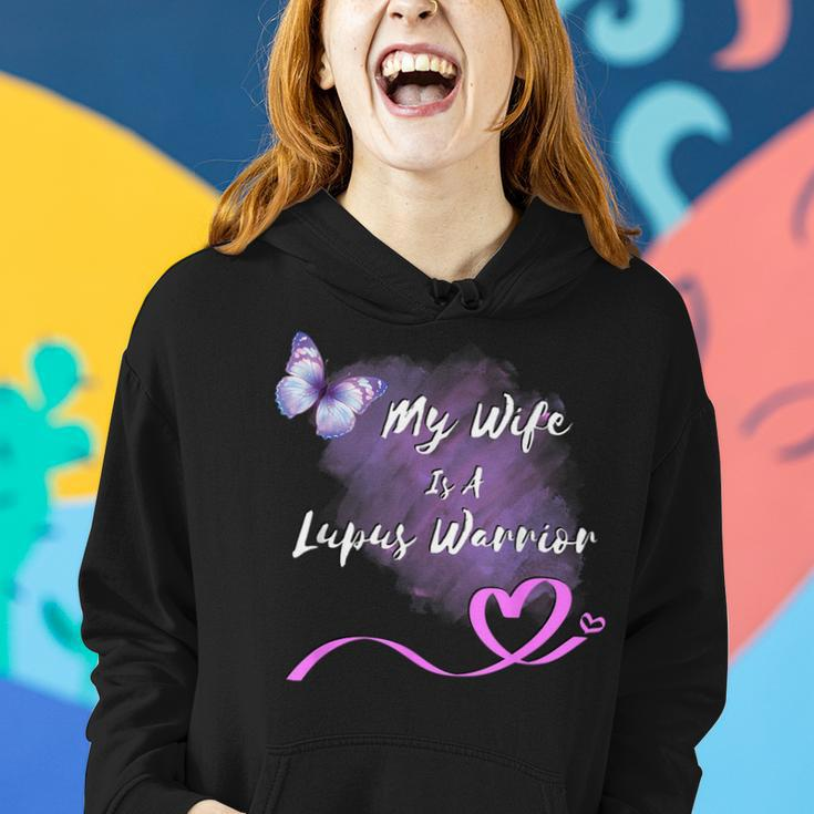 My Wife Is A Lupus Warrior Women Hoodie Gifts for Her