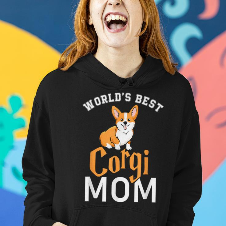 World's Best Corgi Mom Dog Best Dog Mom Ever Women Hoodie Gifts for Her