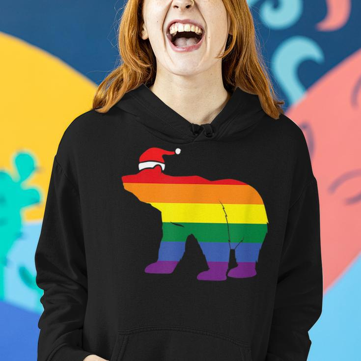 Xmas Gay Bear Gay Dad Couple Christmas For Men Women Hoodie Gifts for Her