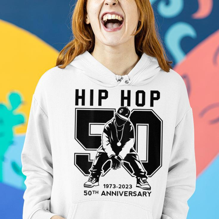 50 Years Of Hip Hop Jersey 50Th Anniversary Hip Hop Retro Women Hoodie Gifts for Her
