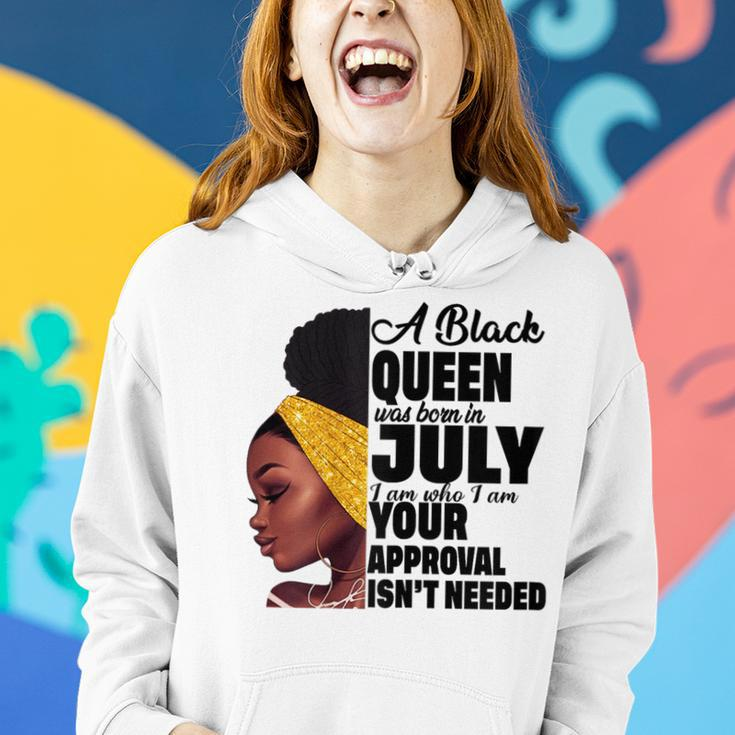 A Queen Was Born In July Black Queen African American Gift For Womens Women Hoodie Gifts for Her