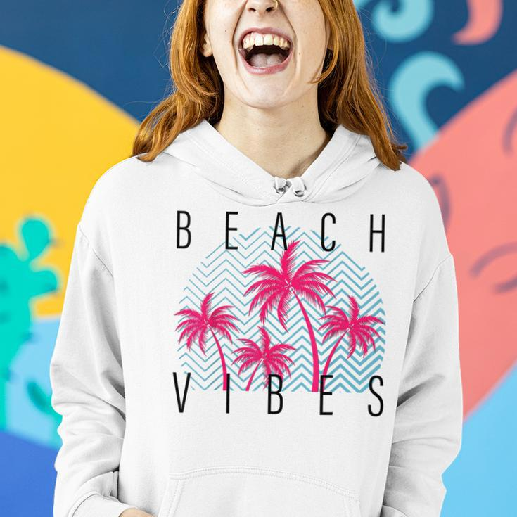 Beach Vibes Palm Trees Beach Summer Women Men Gifts Women Hoodie Gifts for Her