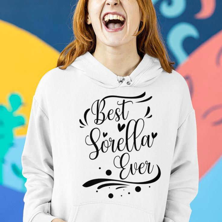 Best Sorella Ever Italian Sister White Women Hoodie Gifts for Her