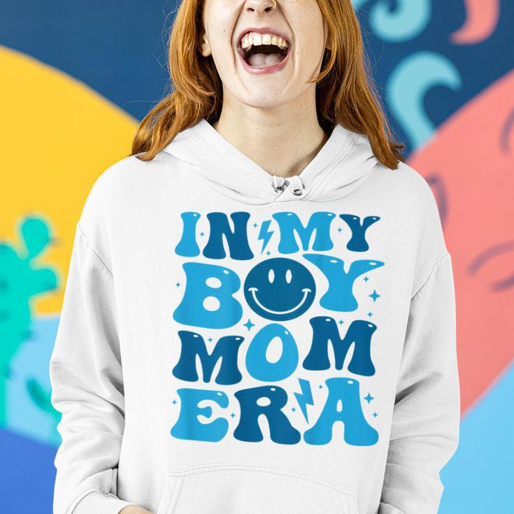 In My Boy Mom Era On Back Women Hoodie Gifts for Her