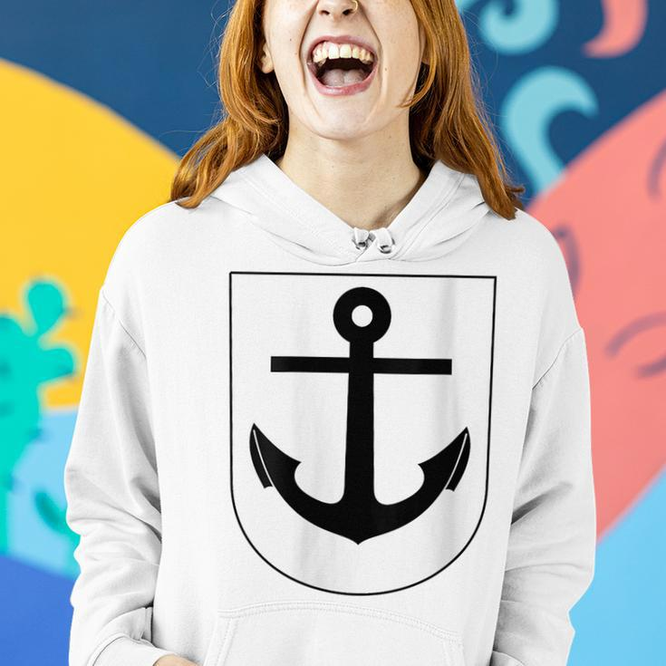 Coat Of Arms Shield Anchor Women Hoodie Gifts for Her