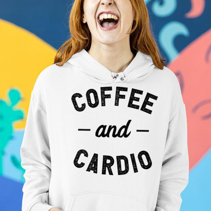 Coffee And Cardio Workout Gym Women Hoodie Gifts for Her