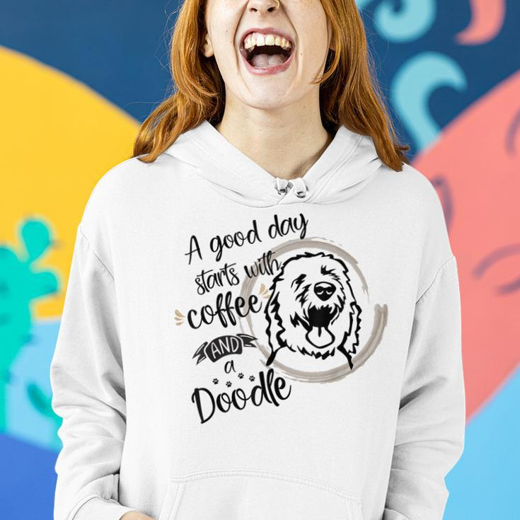 Coffee Doodle Mom Airedoodle Springerdoodle Bordoodle Women Hoodie Gifts for Her
