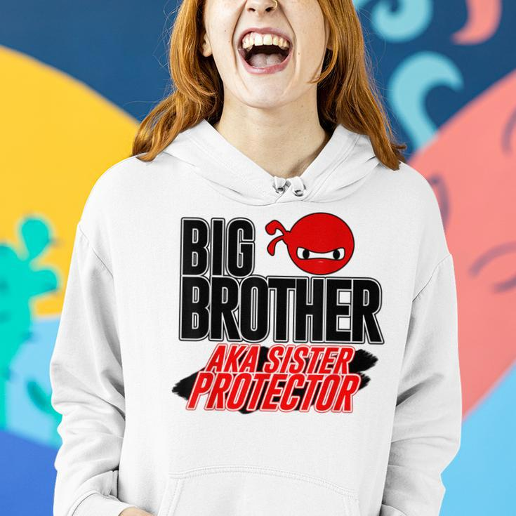 Cool Big Brother Aka Sister Protector Women Hoodie Gifts for Her