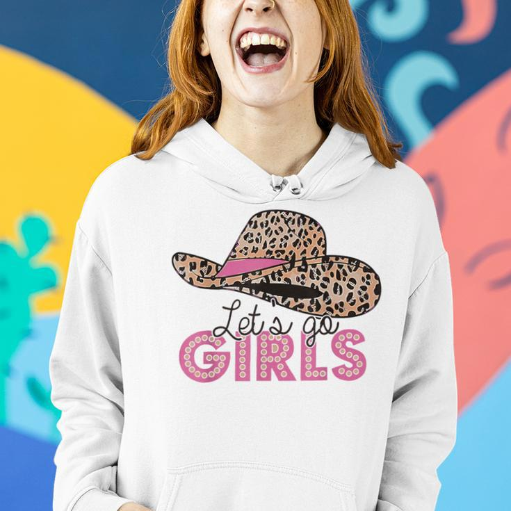 Cowgirl's Hat Let's Go Girls Women Hoodie Gifts for Her