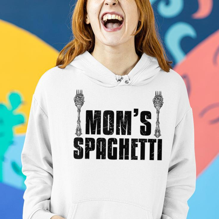 Cute Mom's Spaghetti Food Lover Italian Chefs Women Hoodie Gifts for Her