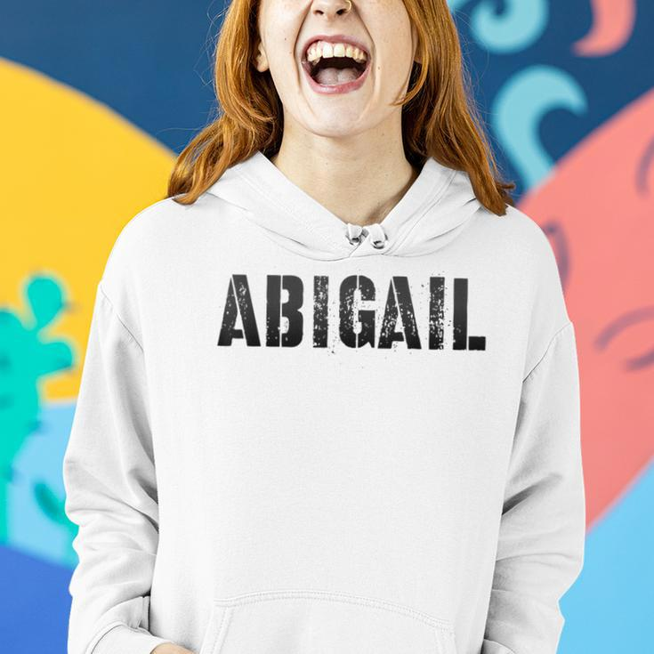First Name Abigail Girl Grunge Sister Military Mom Custom Women Hoodie Gifts for Her