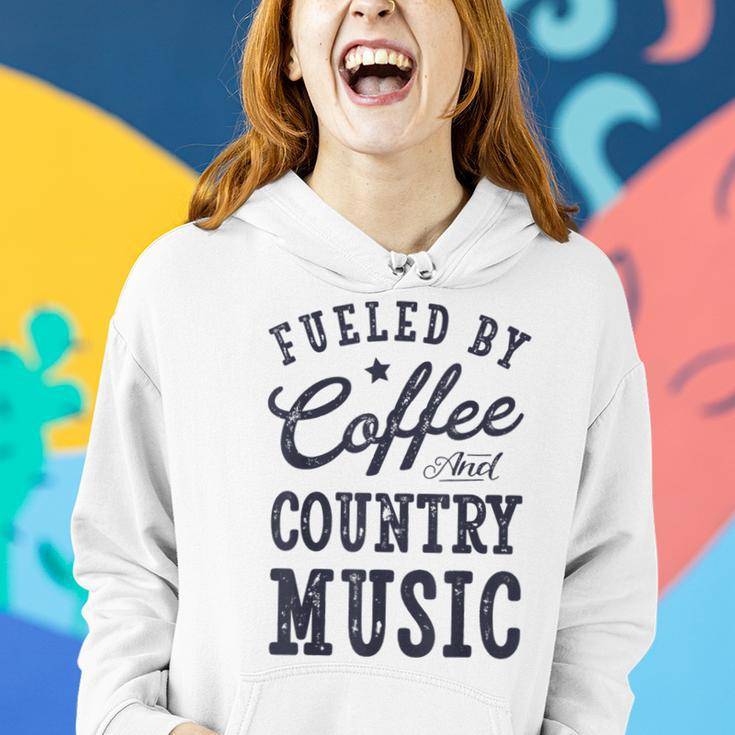 Fueled By Coffee And Country MusicWomen Women Hoodie Gifts for Her