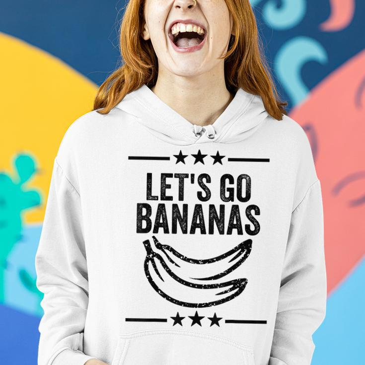 Funny Lets Go Bananas Distressed Grunge Meme Kids Adults Meme Funny Gifts Women Hoodie Gifts for Her