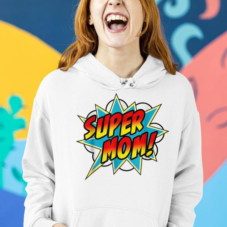 Funny Super Mom Comic Book Superhero Grandma Mothers Day Gifts For Mom Funny Gifts Women Hoodie Gifts for Her