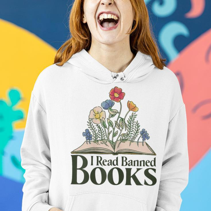 I Read Banned Books Womens Women Hoodie Gifts for Her