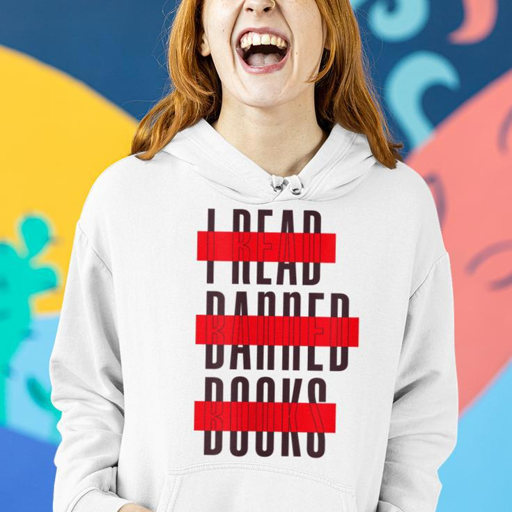 Im With The Banned Funny Book Readers I Read Banned Books Women Hoodie Gifts for Her