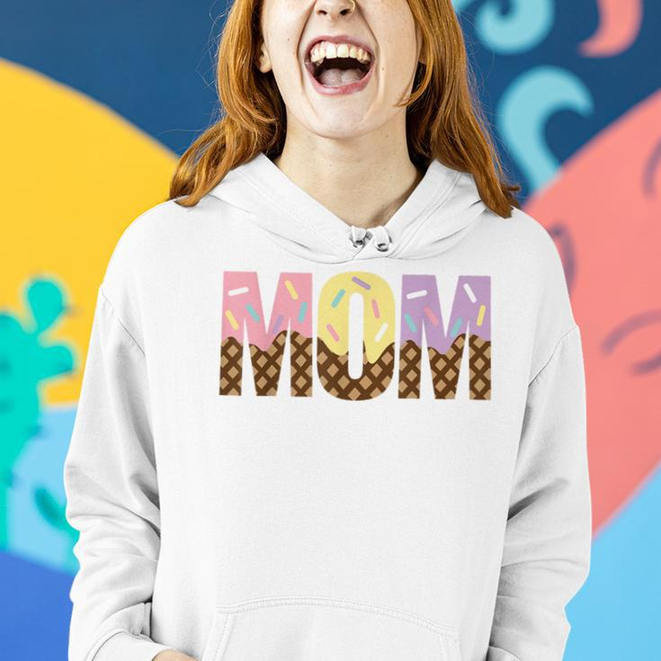 Mom Of The Sweet One Ice Cream 1St First Family Mothers Day Gifts For Mom Funny Gifts Women Hoodie Gifts for Her