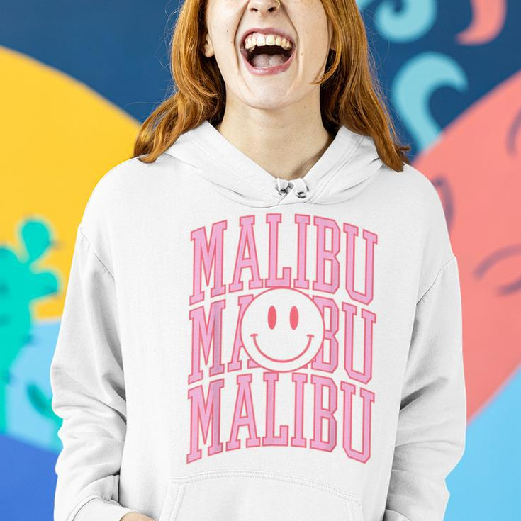 Preppy Varsity Pink Malibu California For N Girls Women Hoodie Gifts for Her