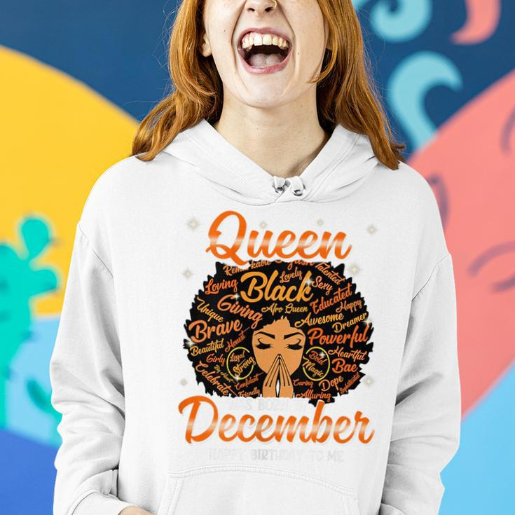 Queen Was Born In December Black History Birthday Junenth Women Hoodie Gifts for Her