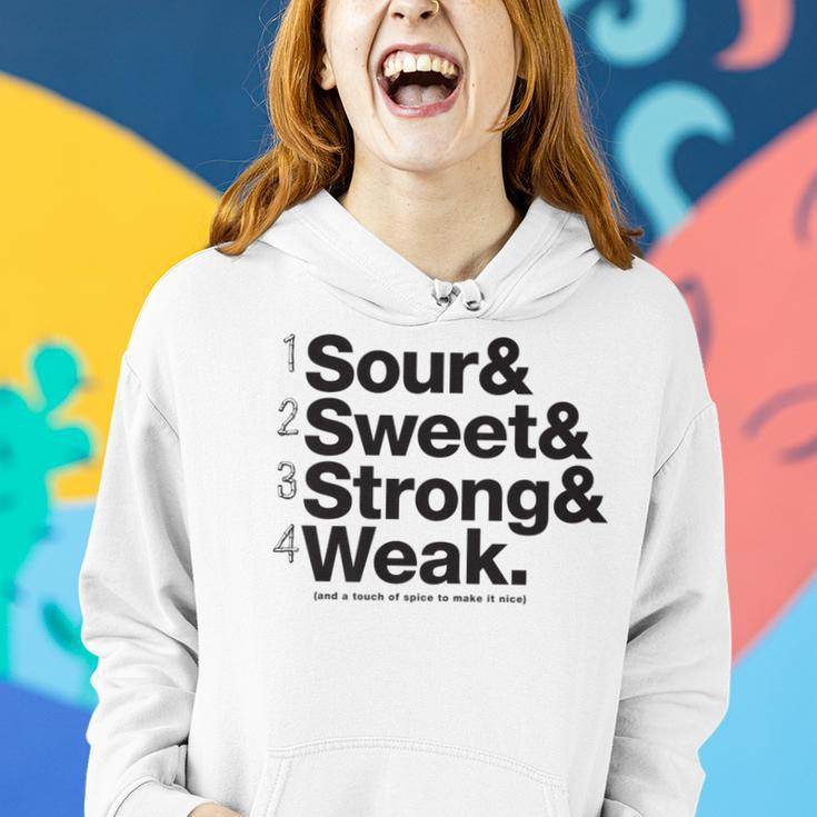 Rum Punch Cocktail 1-2-3-4 Proportion Women Hoodie Gifts for Her