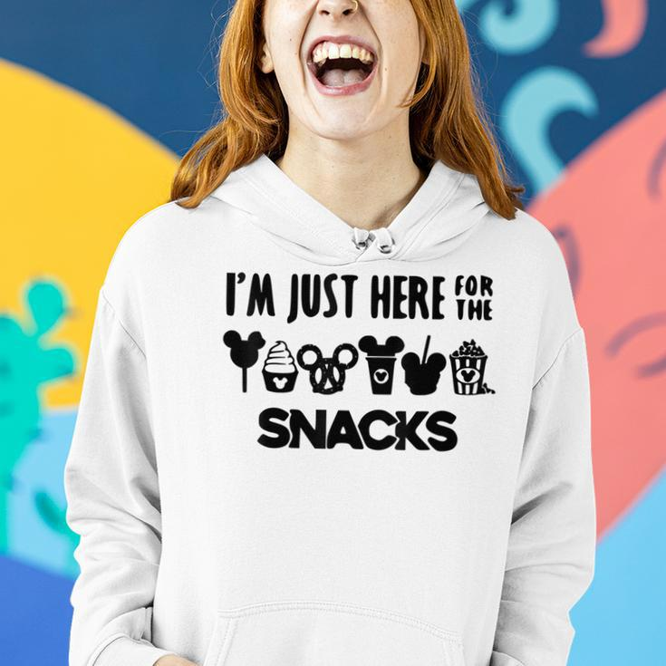Snacks Apparel Men Women Kids Im Just Here For The Snacks Women Hoodie Gifts for Her