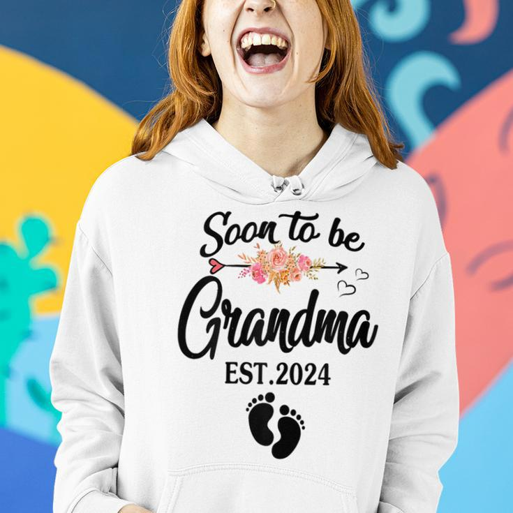 Soon To Be Grandma 2024 Mothers Day For New Grandma Gift For Womens Women Hoodie Gifts for Her