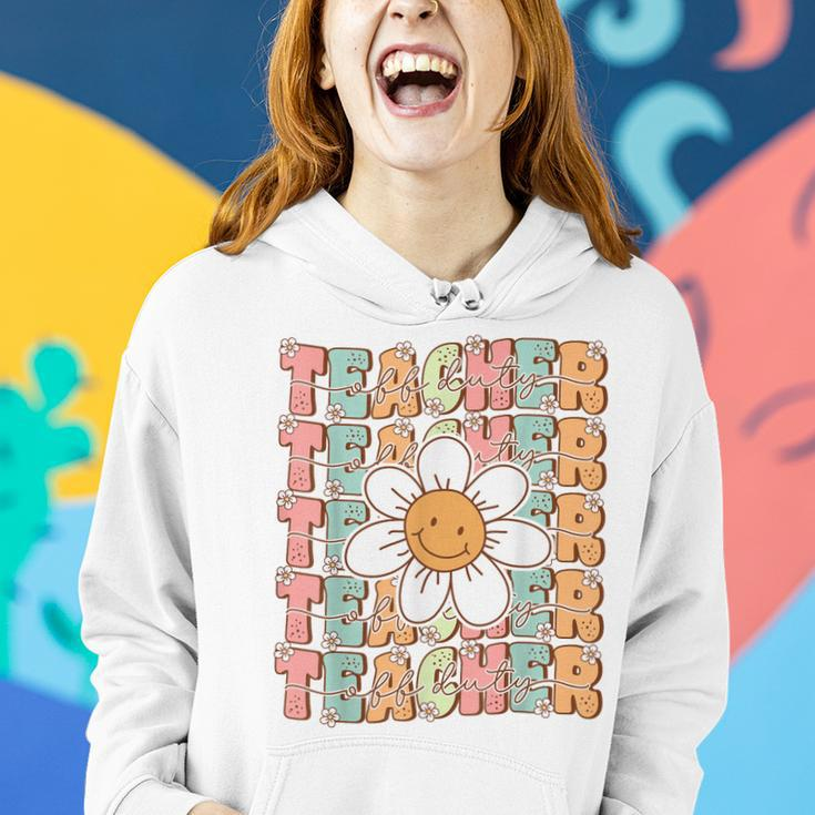 Teacher Off Duty Last Day Of Schools Out For Summer Holiday Women Hoodie Gifts for Her