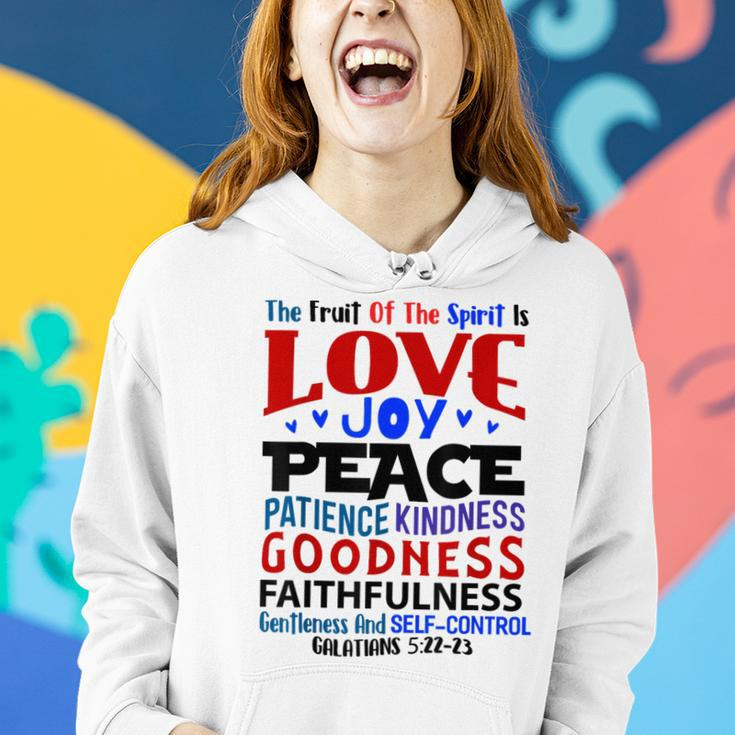 The Fruit Of The Spirit ChristianBible Verse Women Hoodie Gifts for Her