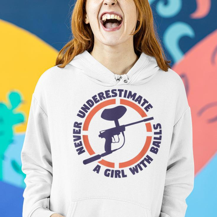 Never Underestimate A Girl With Balls Women Hoodie Gifts for Her