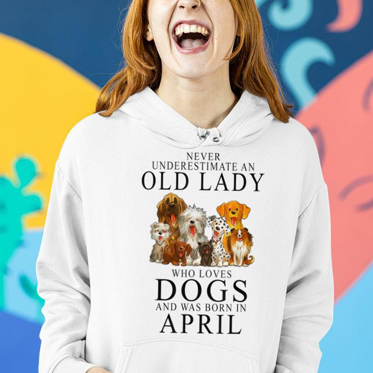 Never Underestimate An Old Lady Who Loves Dogs Women Hoodie Gifts for Her