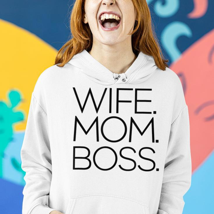 Wife Mom Boss Gifts For Mom Funny Gifts Women Hoodie Gifts for Her