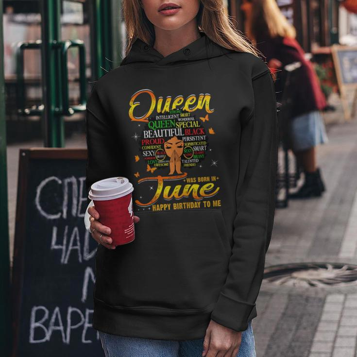 A Queen Was Born In June Junenth Bday Black History Women Hoodie Unique Gifts