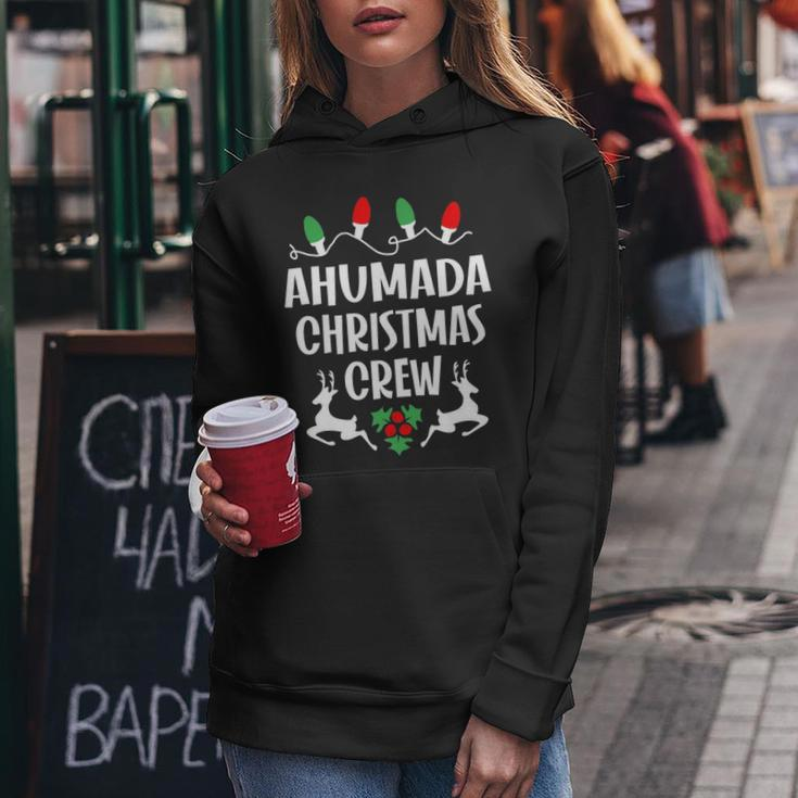Ahumada Name Gift Christmas Crew Ahumada Women Hoodie Funny Gifts
