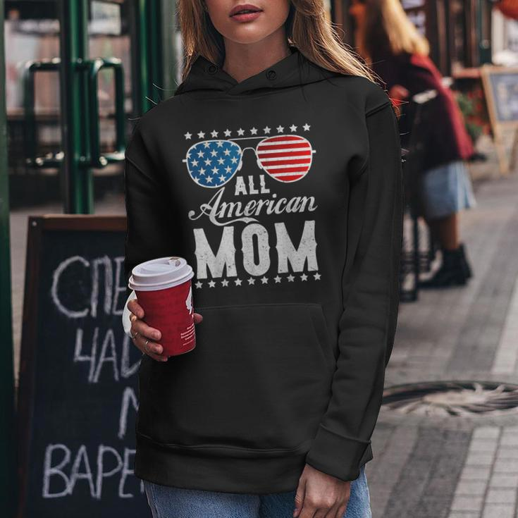 All American Mom - Usa Flag 4Th Of July Matching Sunglasses Women Hoodie Unique Gifts