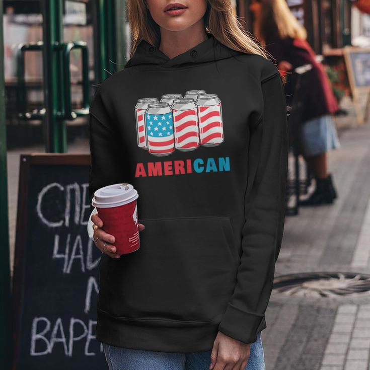 American Funny 4Th Of July Beer Patriotic Usa Flag Merica Patriotic Funny Gifts Women Hoodie Unique Gifts