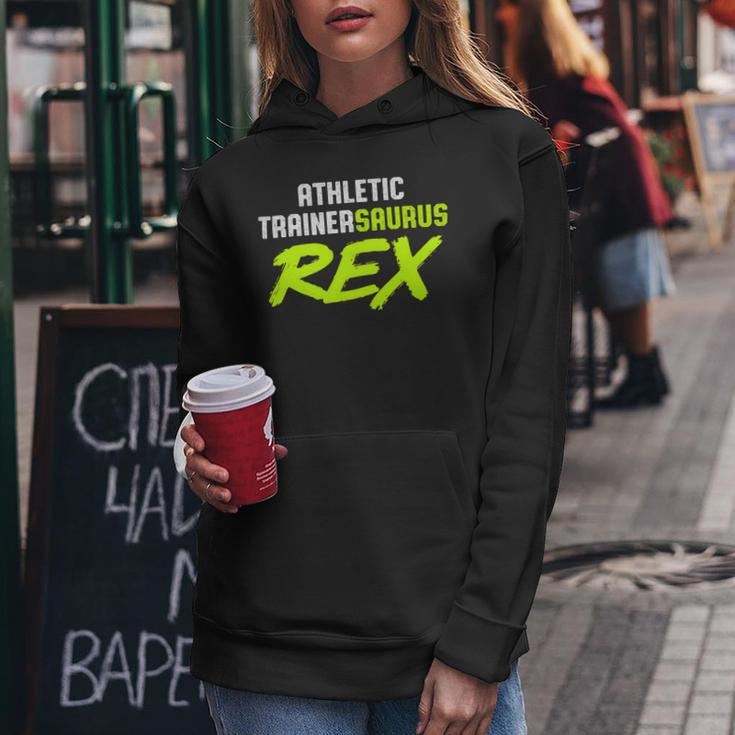 Athletic Trainer Gym Coach Rex Wellness Coaching Women Hoodie Unique Gifts