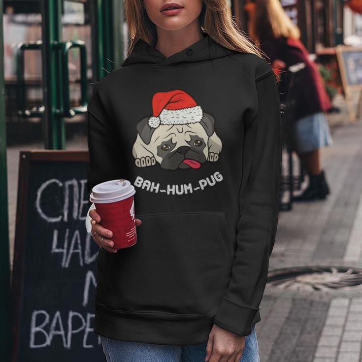 Bah Hum Pug Cute Funny Puppy Dog Pet Ch Women Hoodie Unique Gifts