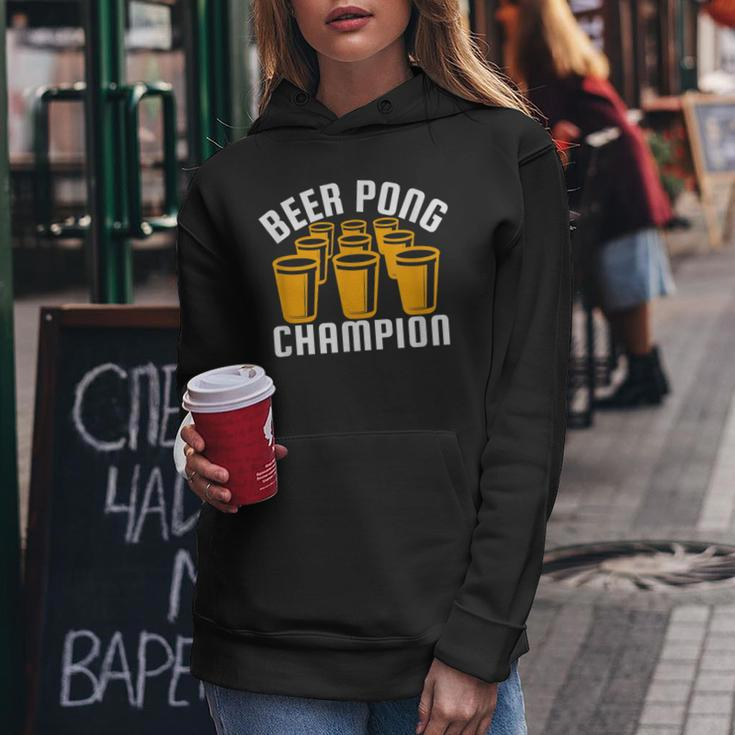 Beer Pong Champion Party Student College Alcohol Men Women Women Hoodie Unique Gifts