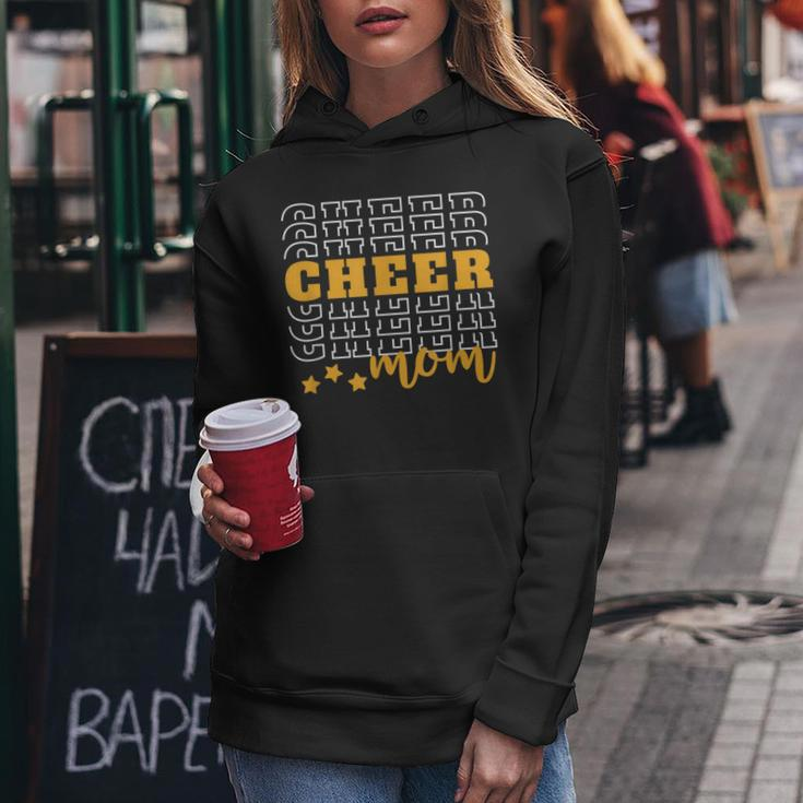 Cheer Mom Cheerleading Mother Competition Parents Support Women Hoodie Funny Gifts