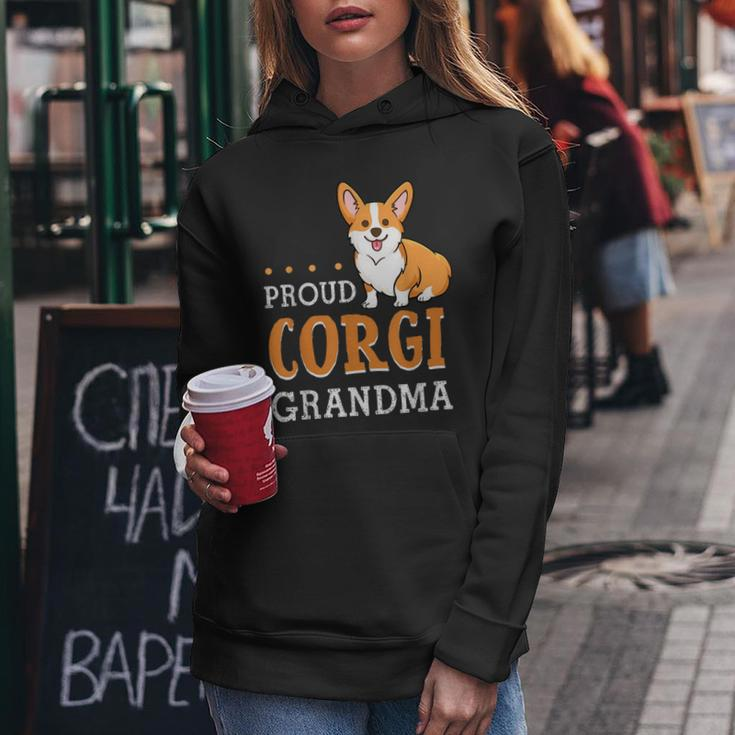 Corgi Grandma Funny Mothers Day Dog Lover Gift Proud Women Hoodie Unique Gifts