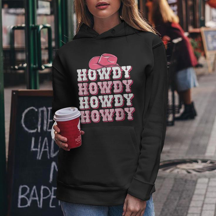 Cute Howdy Western Country Cowgirl Texas Rodeo Women Girls Texas Funny Designs Gifts And Merchandise Funny Gifts Women Hoodie Unique Gifts
