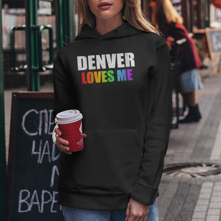 Denver Gay Pride Lgbt Rainbow Love Colorado Men Women Gifts Women Hoodie Unique Gifts