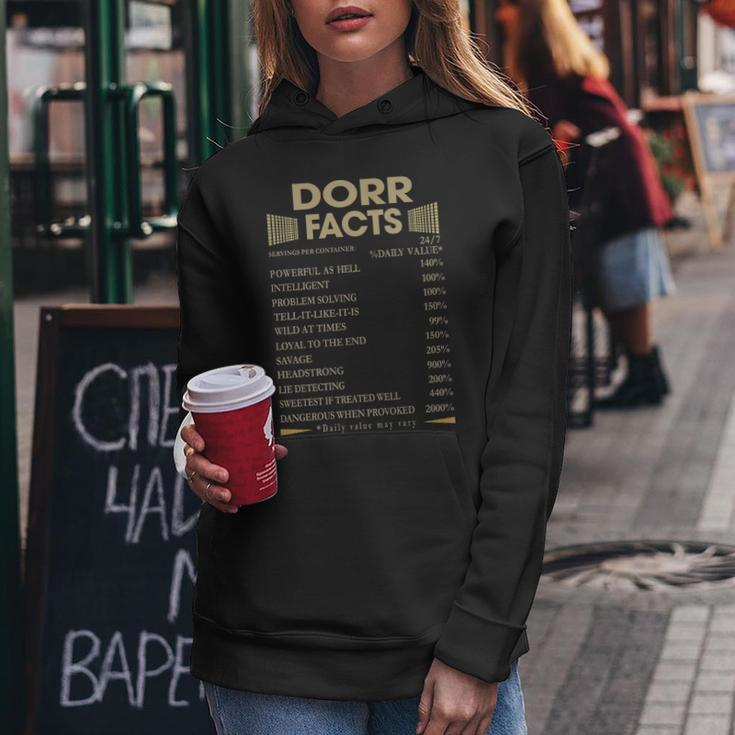 Dorr Name Gift Dorr Facts Women Hoodie Funny Gifts