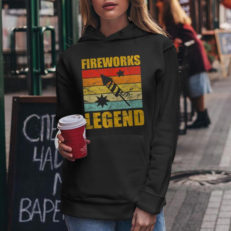 Fourth Of July Fireworks Legend Funny Independence Day 1776 Women Hoodie Unique Gifts