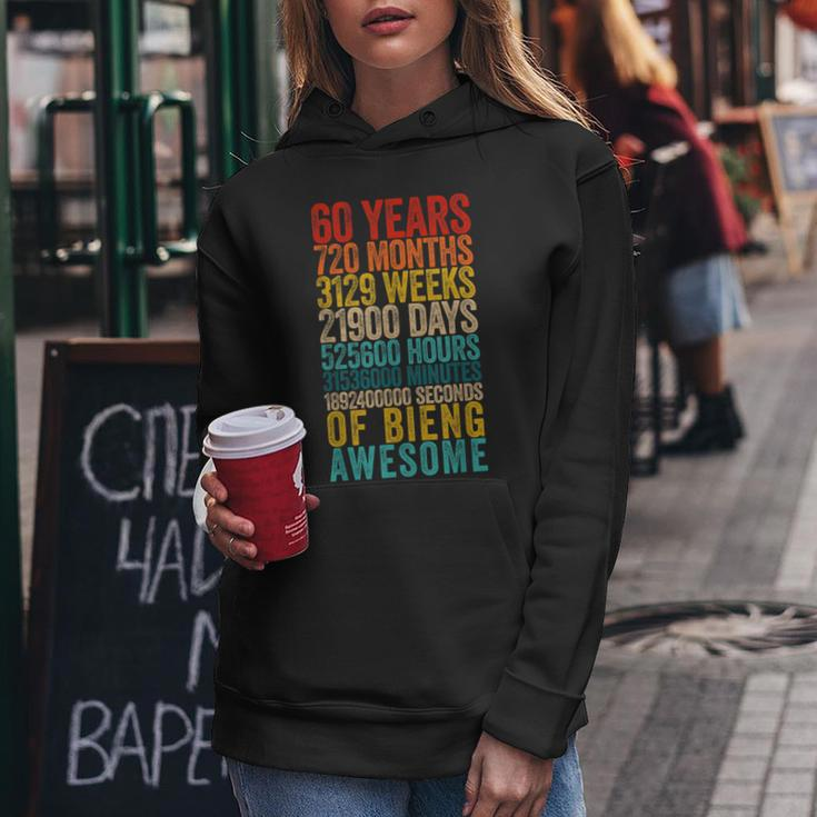 Funny 60Th Birthday Old Meter Funny 60 Year Old Gifts Women Hoodie Funny Gifts