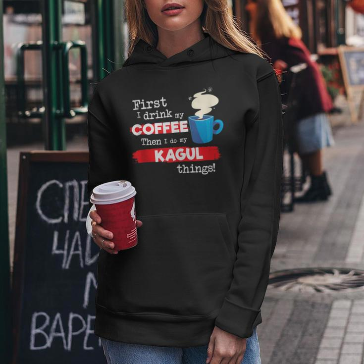 Kagul Drummer Saying But First Coffee Phrase Women Hoodie Unique Gifts