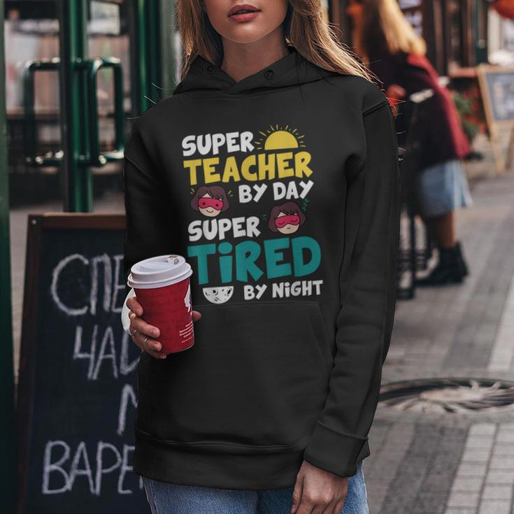 Super Hero Teacher Superheroes Women Hoodie Funny Gifts