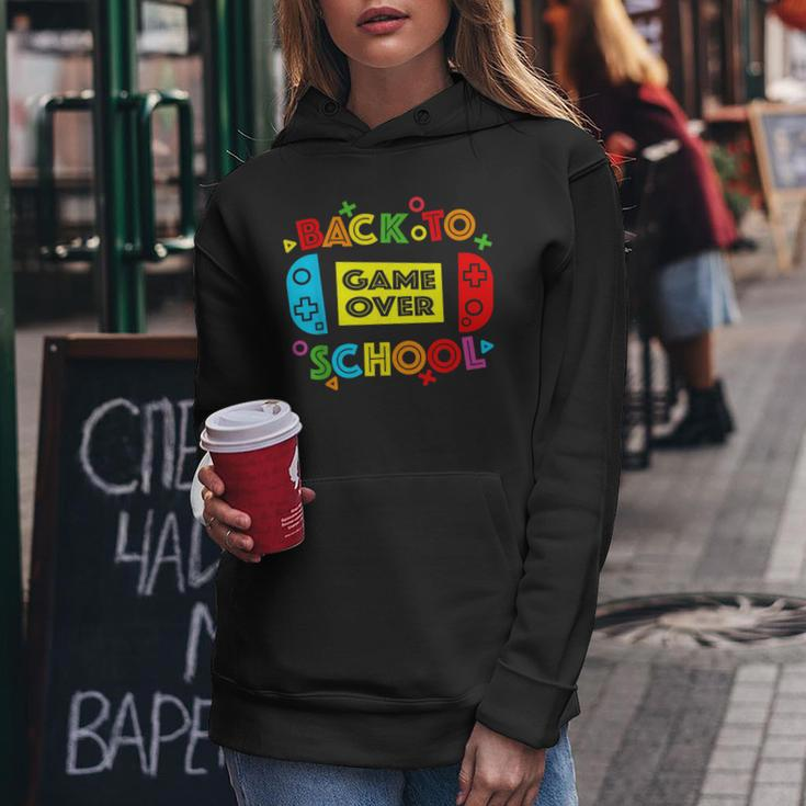 Game Over Back To School Funny Teacher Students Women Hoodie Unique Gifts