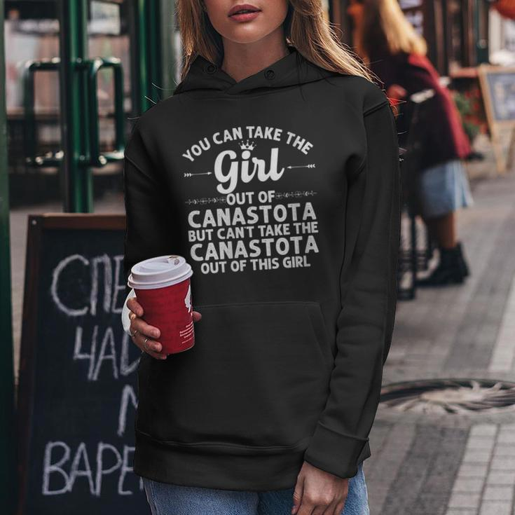 Girl Out Of Canastota Ny New York Home Roots Usa Women Hoodie Unique Gifts